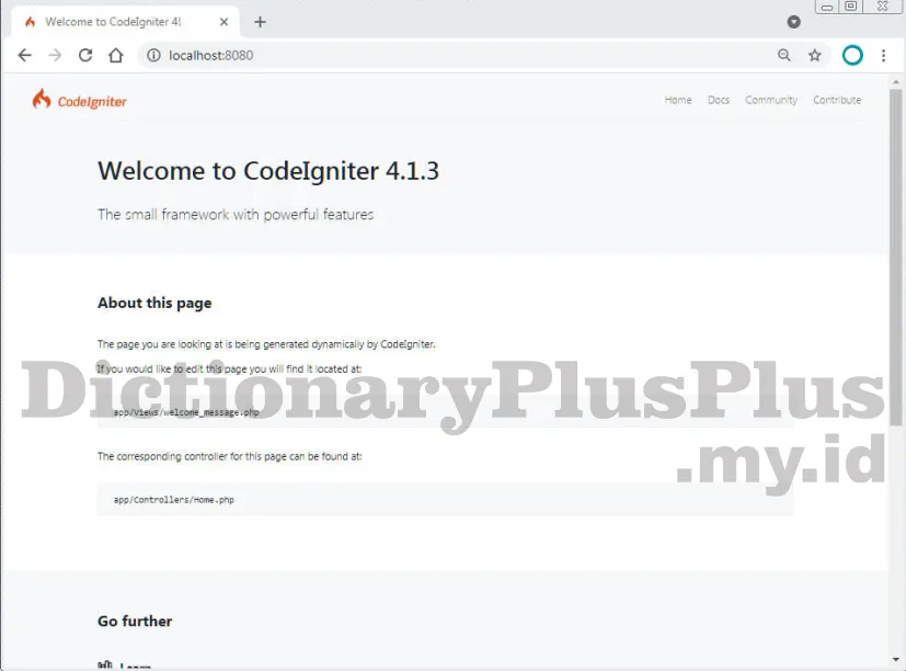 Cara Menginstall CodeIgniter 4 Menggunakan Composer